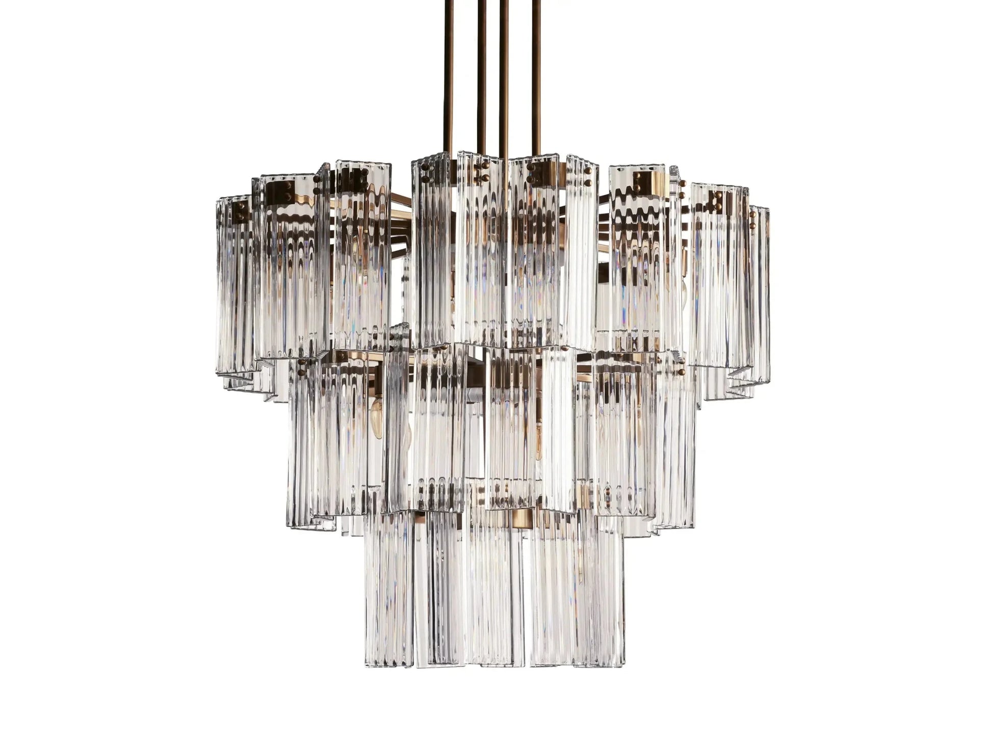 Delsie Round Chandelier 38''48''60'' - GILDLAMPS