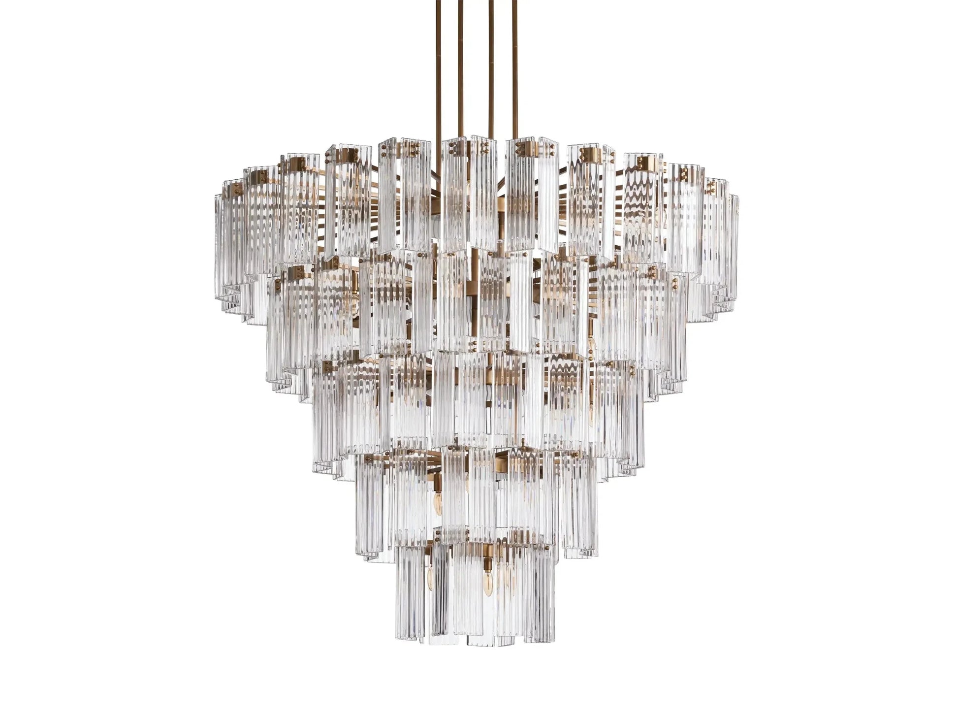 Delsie Round Chandelier 38''48''60'' - GILDLAMPS