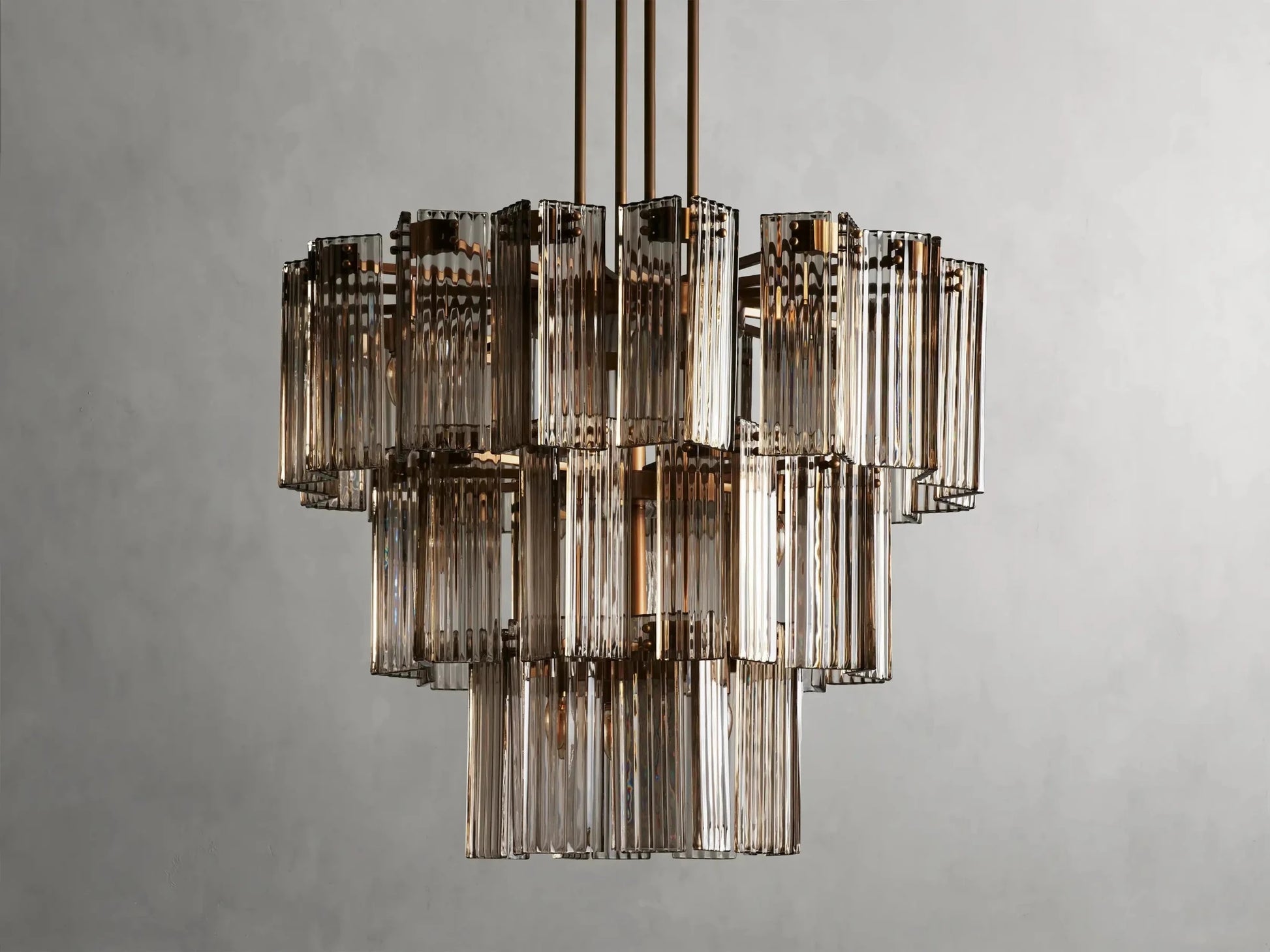 Delsie Round Chandelier 38''48''60'' - GILDLAMPS