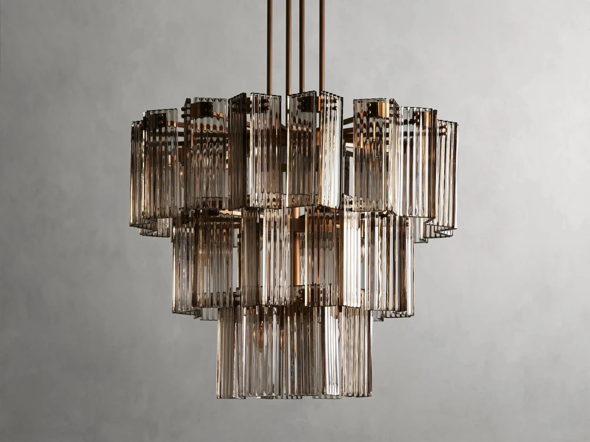Delsie Round Chandelier 38''48''60'' - GILDLAMPS