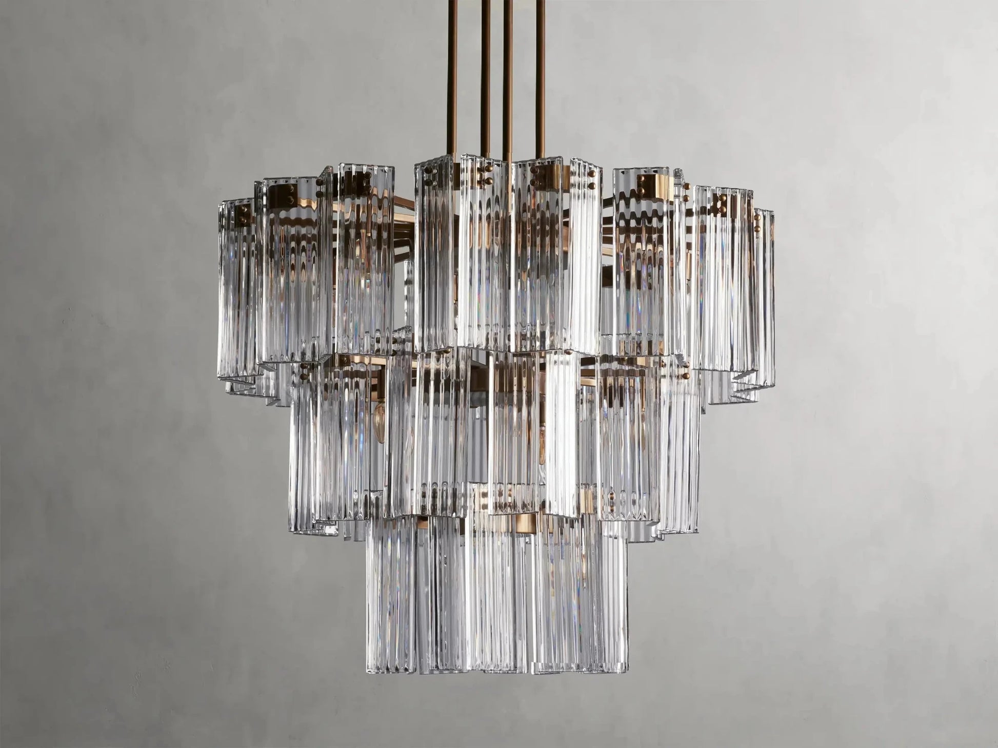 Delsie Round Chandelier 38''48''60'' - GILDLAMPS