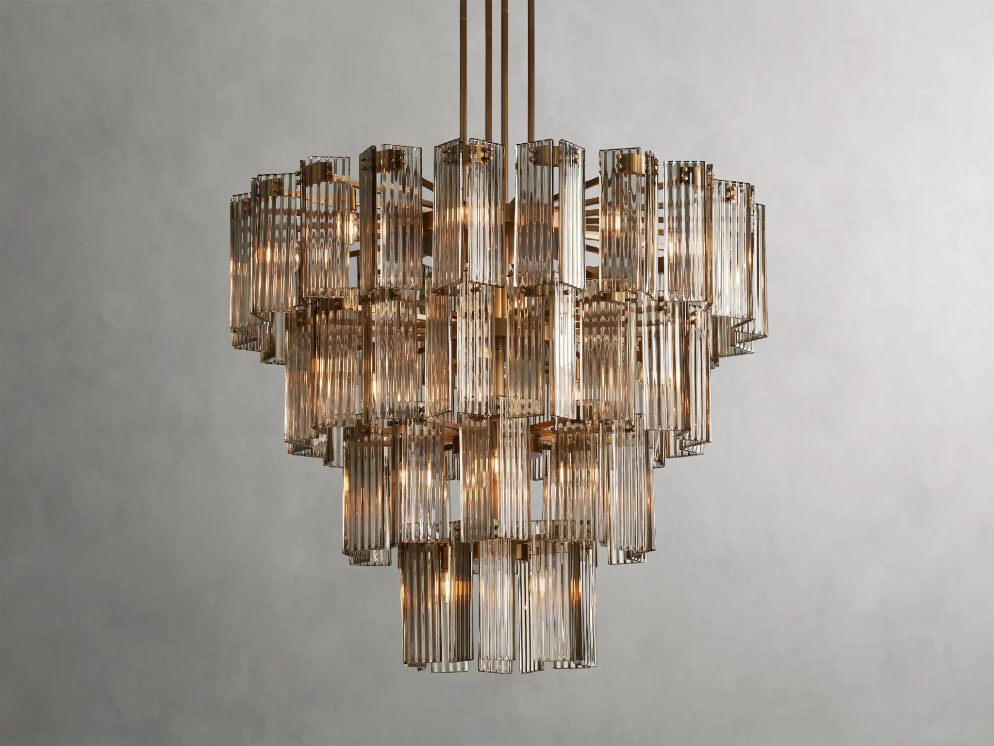 Delsie Round Chandelier 38''48''60'' - GILDLAMPS