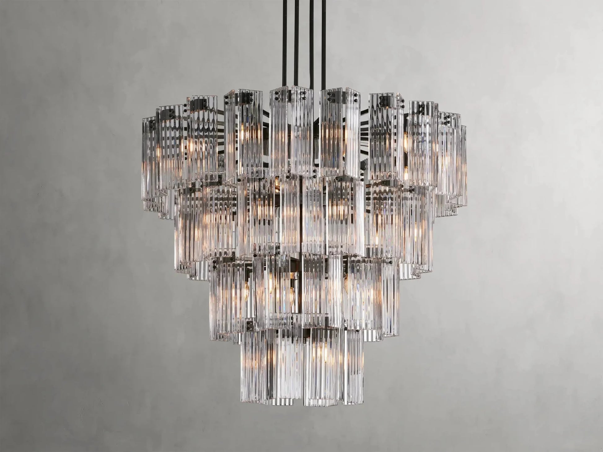 Delsie Round Chandelier 38''48''60'' - GILDLAMPS