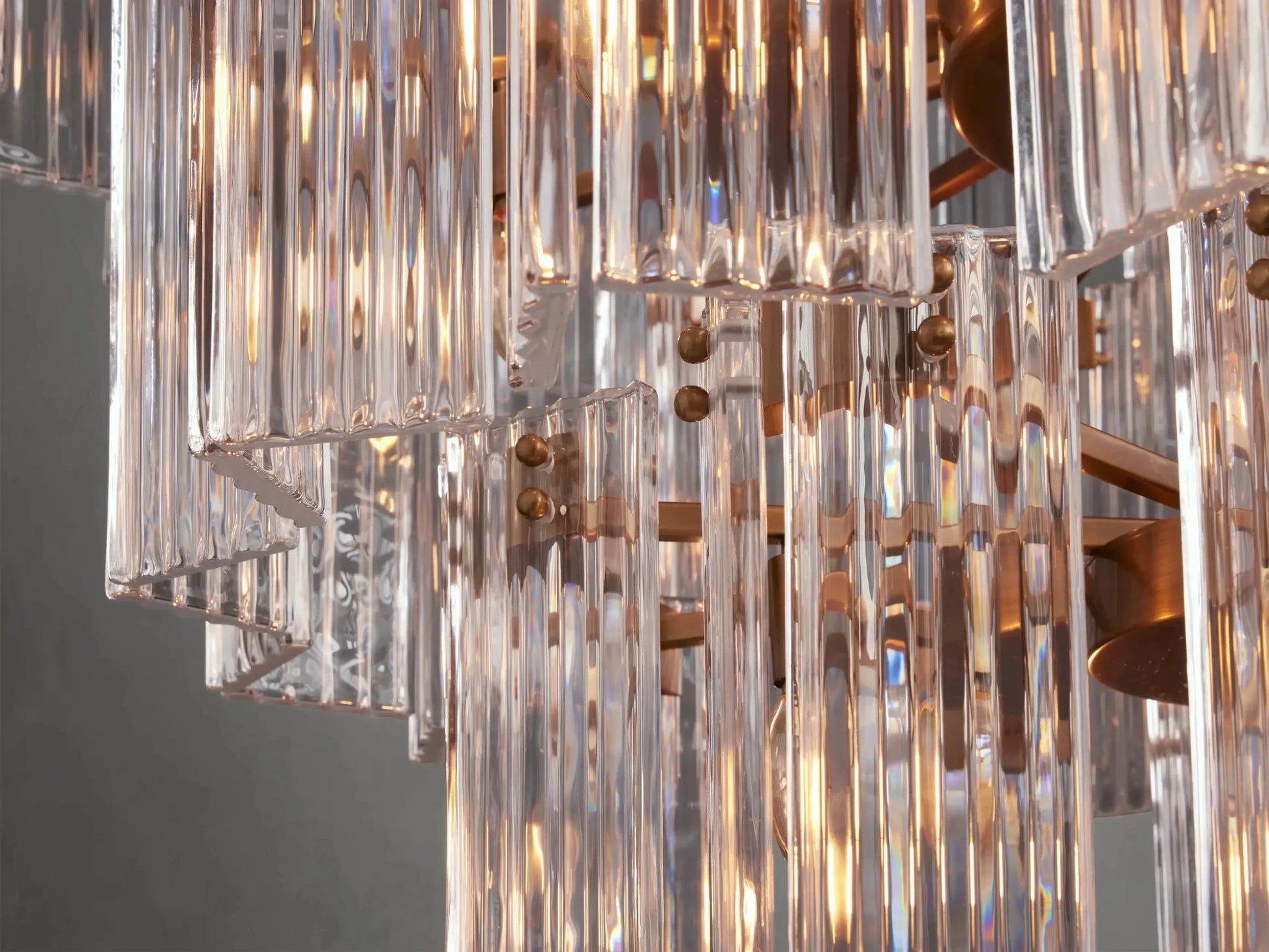 Delsie Round Chandelier 38''48''60'' - GILDLAMPS