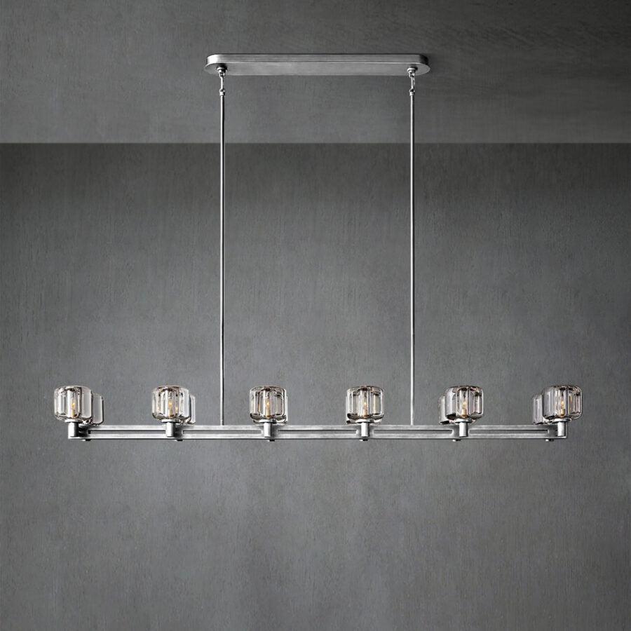 Demaket Double Linear Chandelier 54"72'' - GILDLAMPS