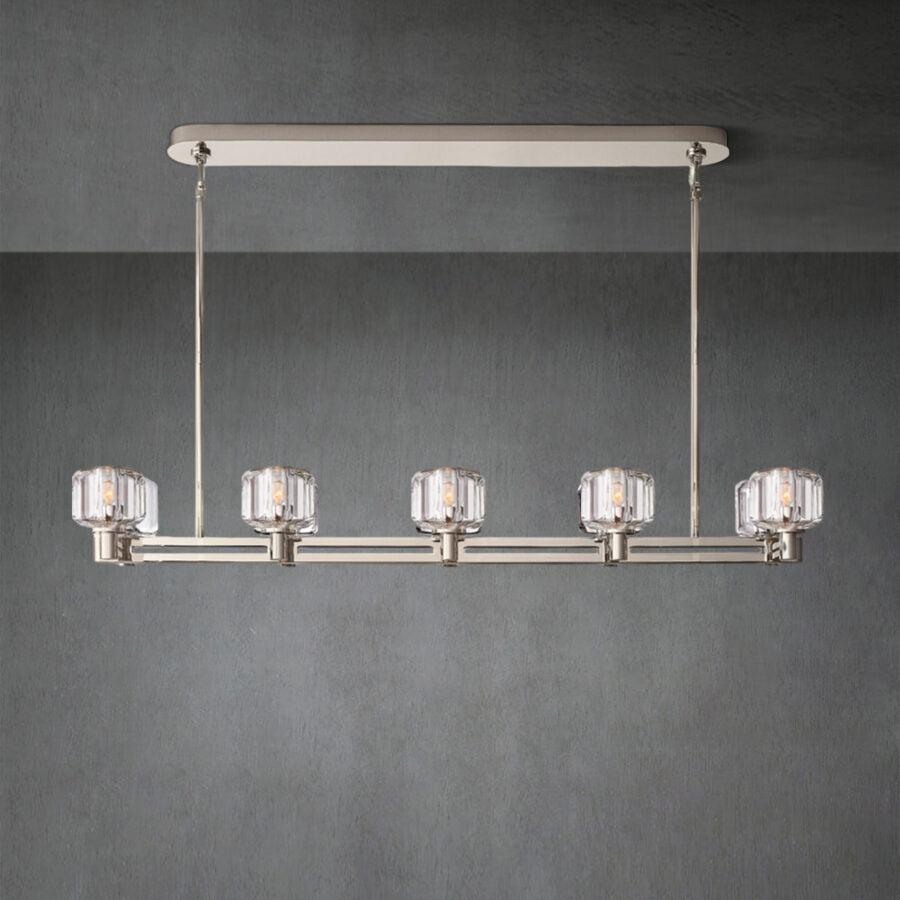 Demaket Double Linear Chandelier 54"72'' - GILDLAMPS
