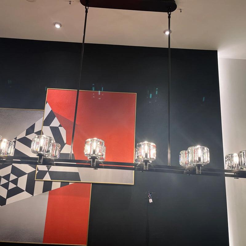 Demaket Double Linear Chandelier 54"72'' - GILDLAMPS