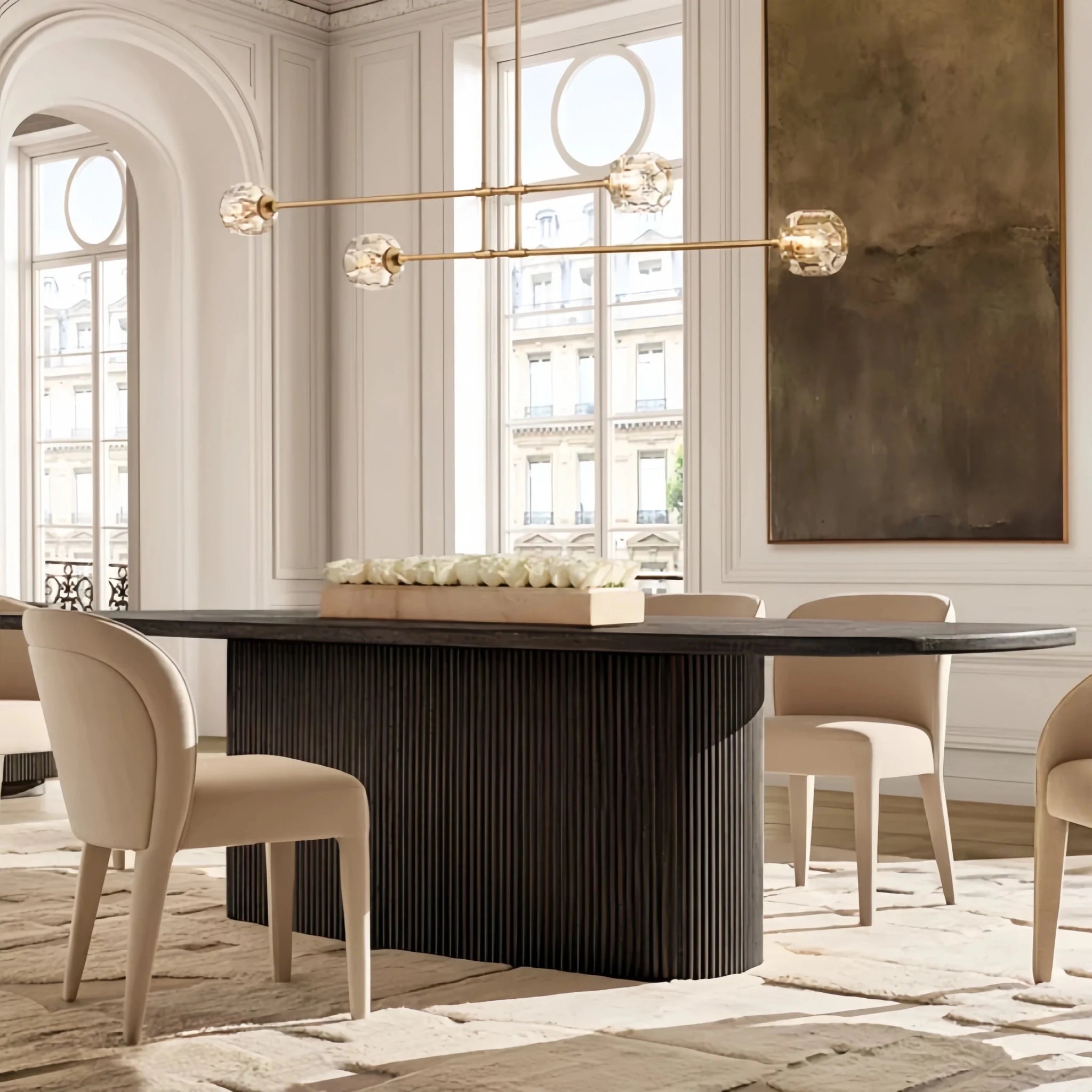 Demaket Mobile Linear Chandelier 54" 72" - GILDLAMPS