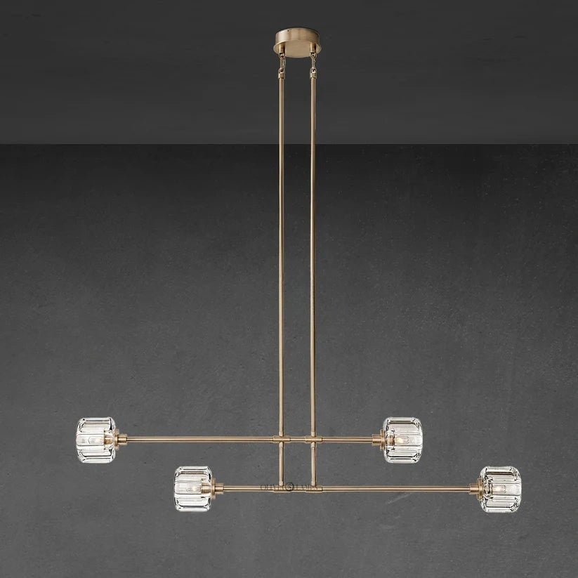 Demaket Mobile Linear Chandelier 54" 72" - GILDLAMPS