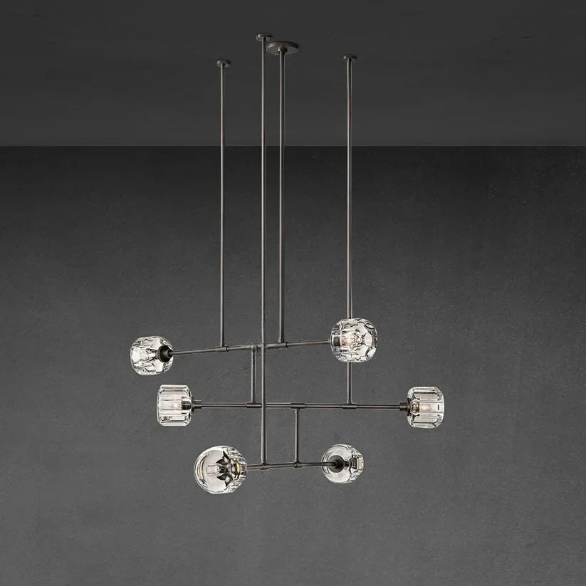 Demaket Mobile Round Chandelier 48" 62" - GILDLAMPS