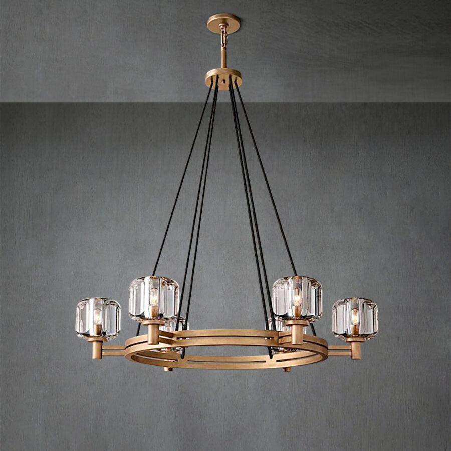 Demaket Round Chandelier 36"48''60'' - GILDLAMPS
