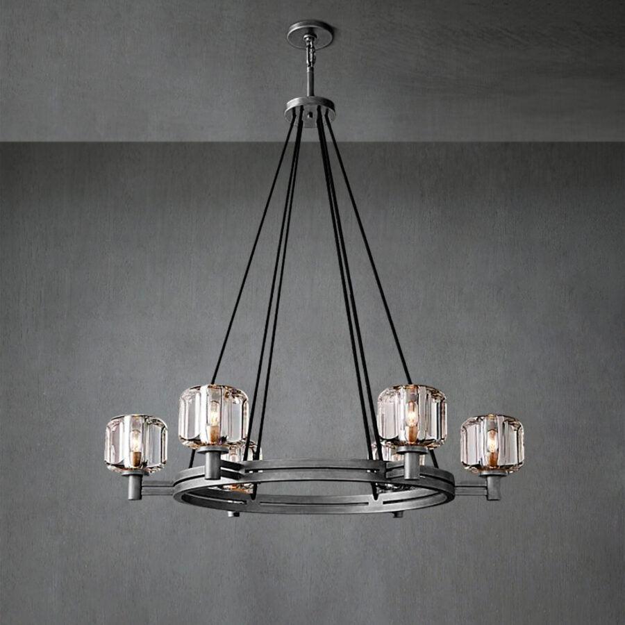 Demaket Round Chandelier 36"48''60'' - GILDLAMPS