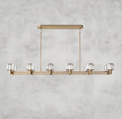 Delmare  Double Linear Chandelier 72“
