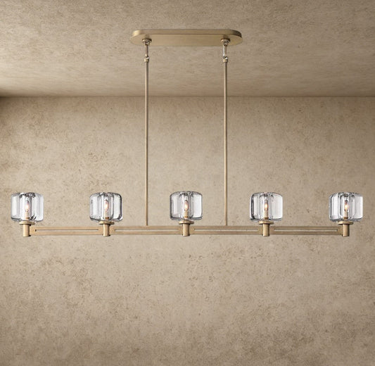 Demaret Linear Chandelier 54 inch, 72 inch