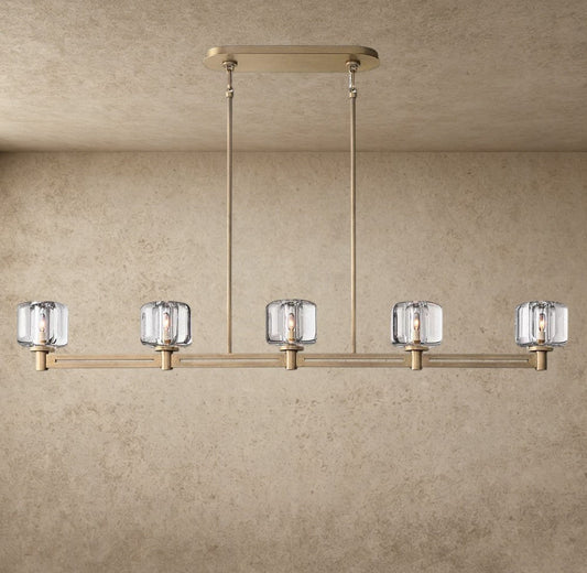 Demaret Linear Chandelier 54 inch, 72 inch - GILDLAMPS