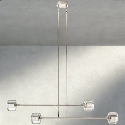 Demaret Mobile Linear Chandelier 54", 72" - GILDLAMPS
