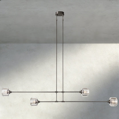 Demaret Mobile Linear Chandelier 54", 72" - GILDLAMPS