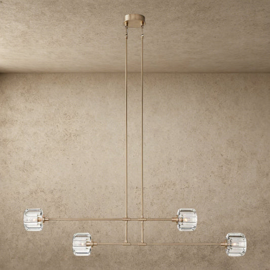 Demaret Mobile Linear Chandelier 54 inch, 72 inch - GILDLAMPS