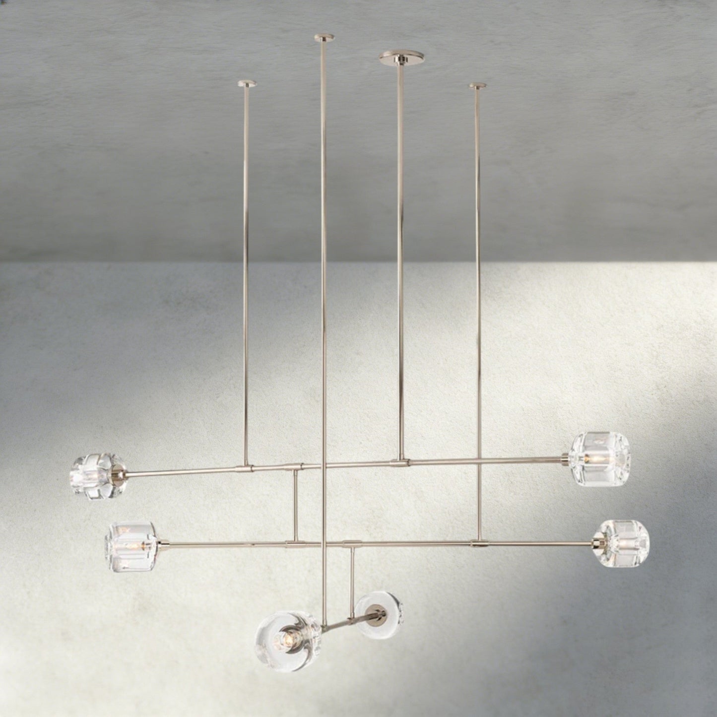 Demaret Mobile Round Chandelier 48", 62" - GILDLAMPS