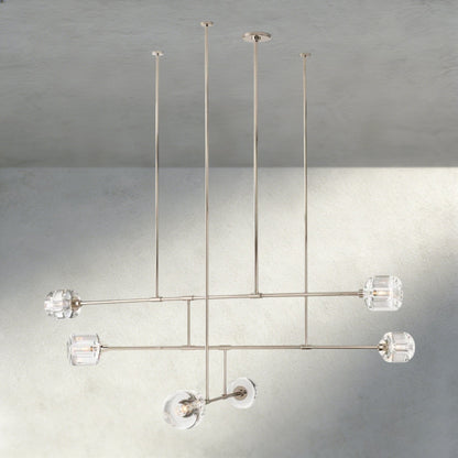 Demaret Mobile Round Chandelier 48", 62" - GILDLAMPS