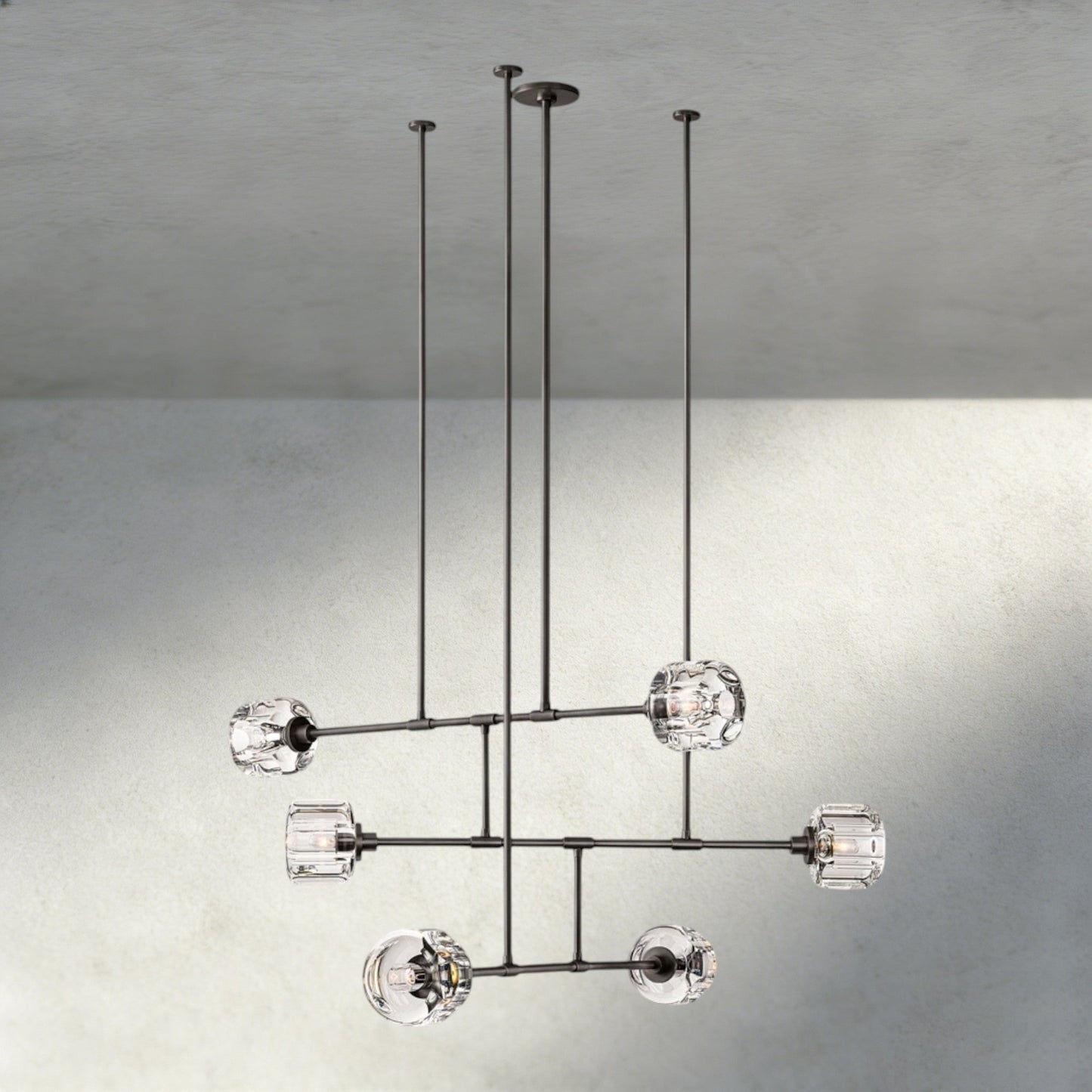 Demaret Mobile Round Chandelier 48", 62" - GILDLAMPS