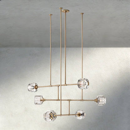 Demaret Mobile Round Chandelier 48", 62" - GILDLAMPS