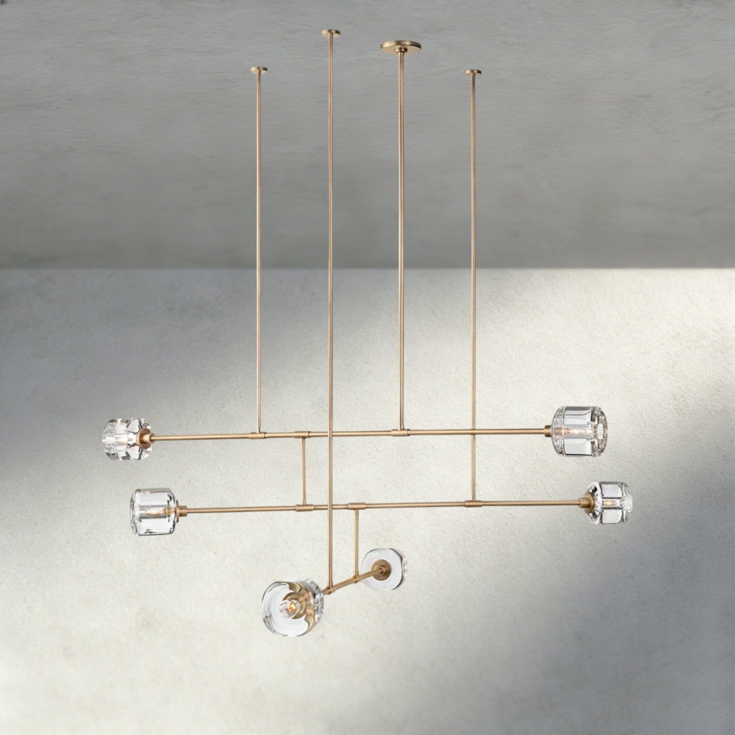 Demaret Mobile Round Chandelier 48", 62" - GILDLAMPS