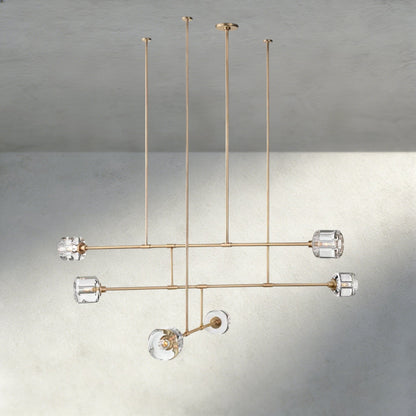 Demaret Mobile Round Chandelier 48", 62" - GILDLAMPS