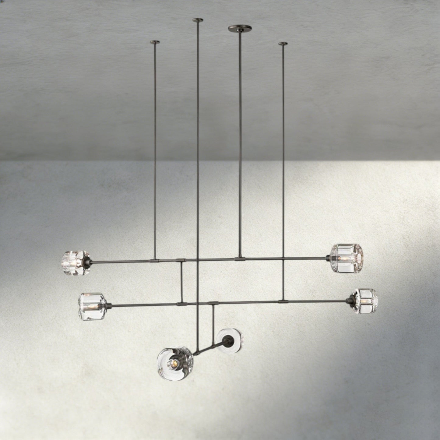 Demaret Mobile Round Chandelier 48", 62" - GILDLAMPS