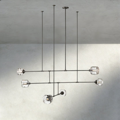 Demaret Mobile Round Chandelier 48", 62" - GILDLAMPS