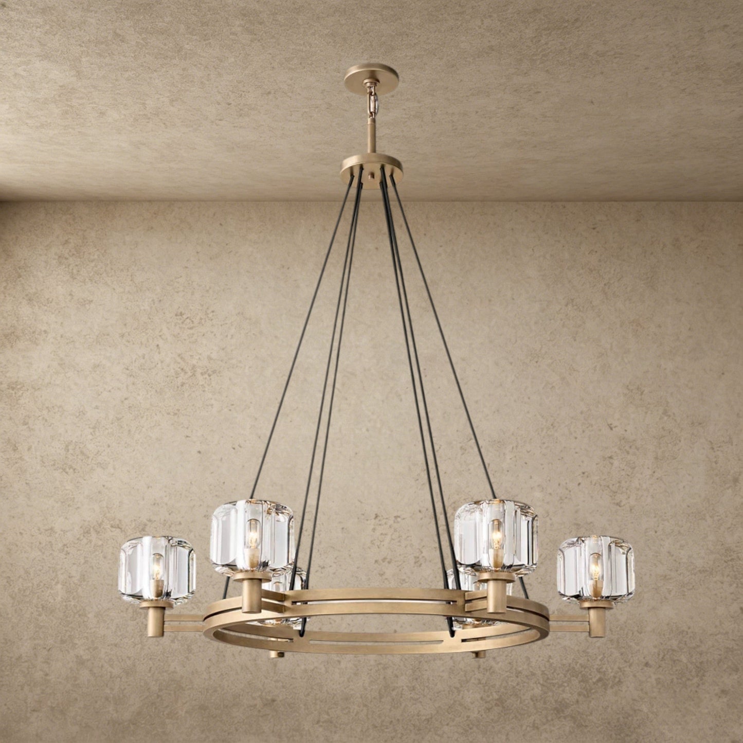 Demaret Round Chandelier 36 inch, 48 inch, 60 inch