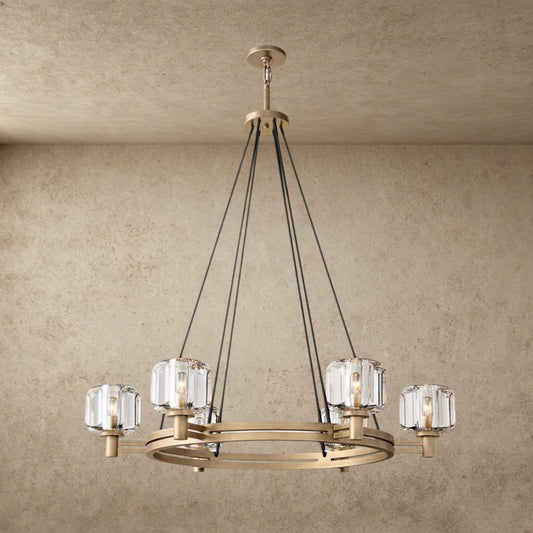 Demaret Round Chandelier 36 inch, 48 inch, 60 inch - GILDLAMPS