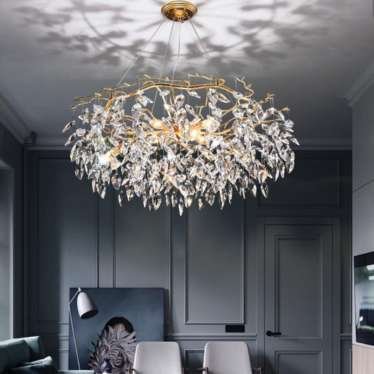 Doris Round Modern Branch Chandeliers - GILDLAMPS