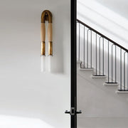 Double Head Antonia Horsehair Sconce - GILDLAMPS