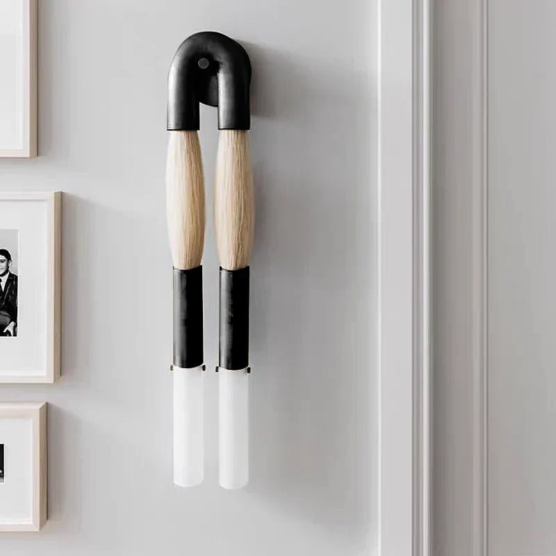 Double Head Antonia Horsehair Sconce - GILDLAMPS