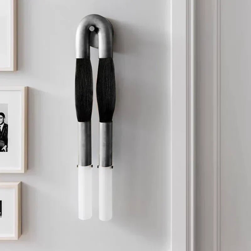 Double Head Antonia Horsehair Sconce - GILDLAMPS