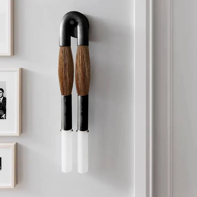 Double Head Antonia Horsehair Sconce - GILDLAMPS