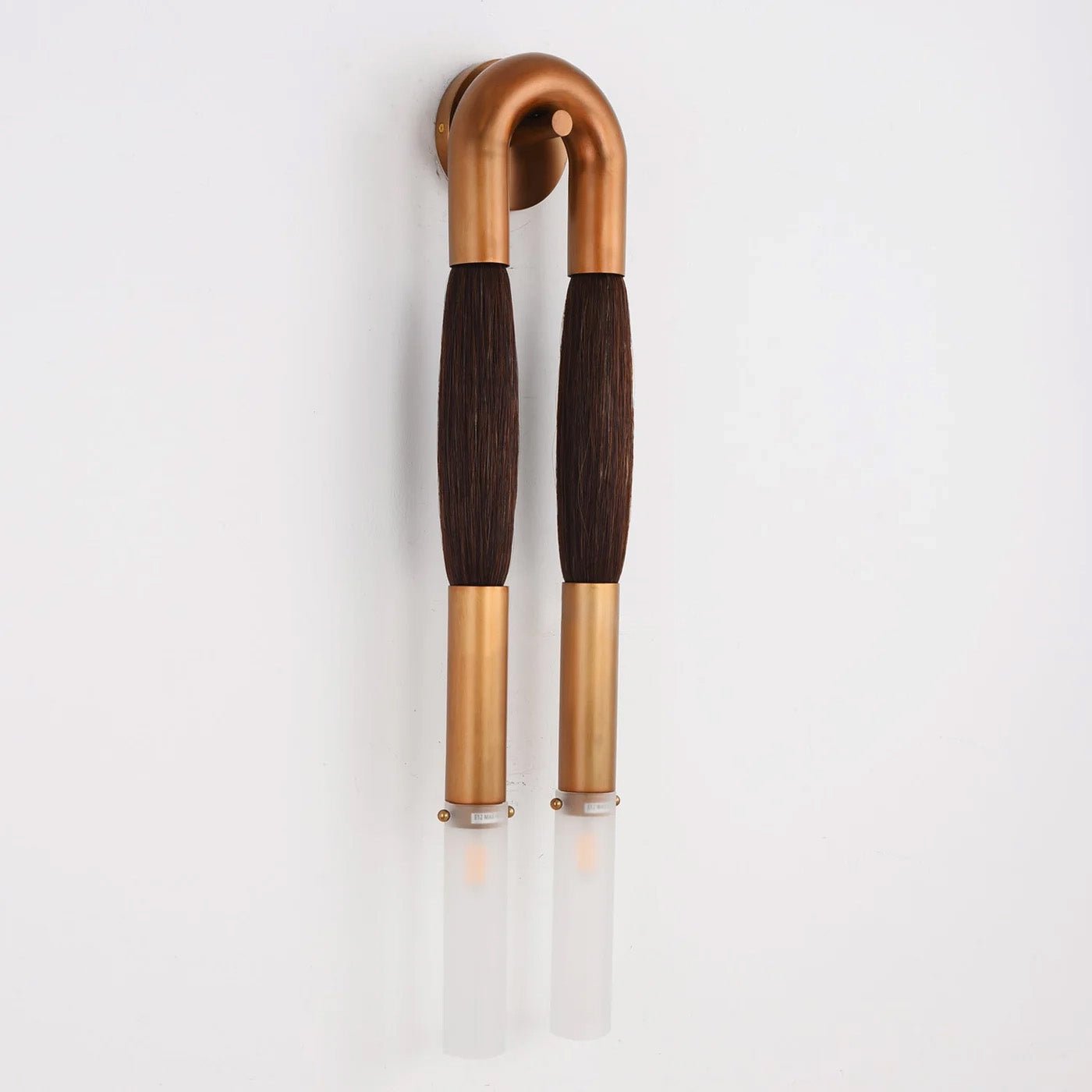 Double Head Antonia Horsehair Sconce - GILDLAMPS