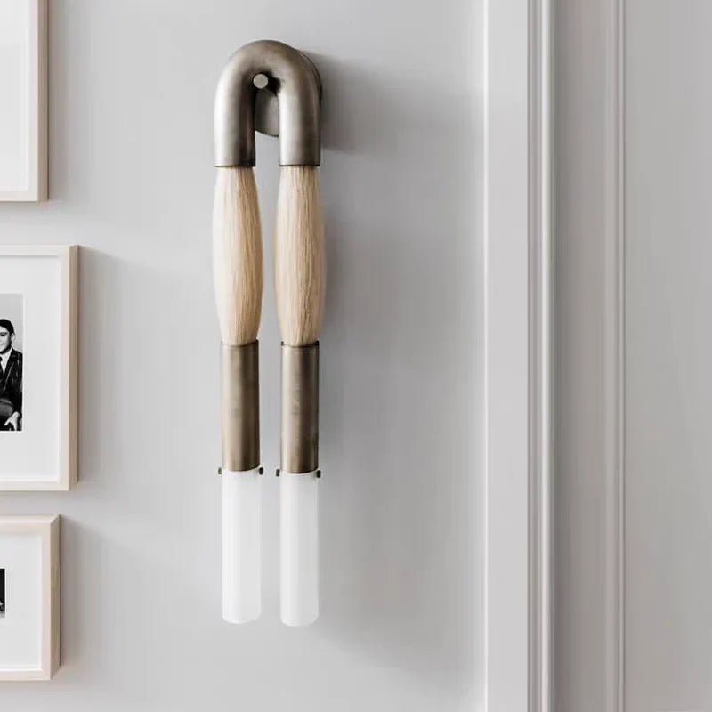 Double Head Antonia Horsehair Sconce - GILDLAMPS