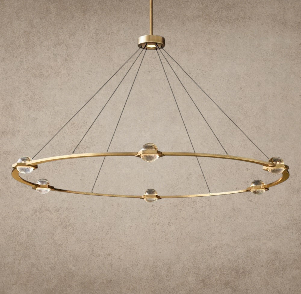 Éclatant Round Chandelier 36 inch, 48 inch, 60 inch, Two-Tied 60 inch