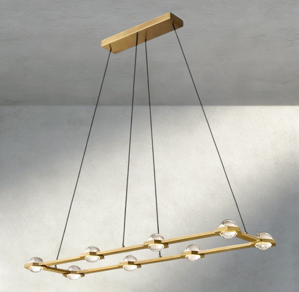 Ecletant Rectangular Chandelier 54", 72" - GILDLAMPS