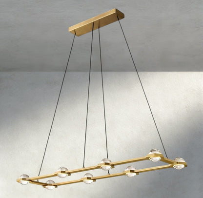 Ecletant Rectangular Chandelier 54", 72" - GILDLAMPS