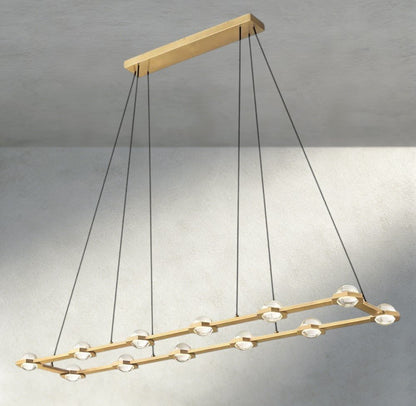 Ecletant Rectangular Chandelier 54", 72" - GILDLAMPS