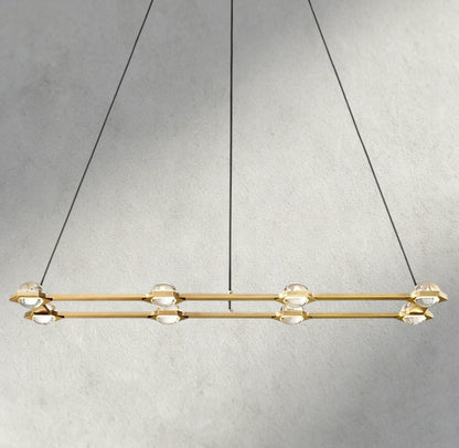 Ecletant Rectangular Chandelier 54", 72" - GILDLAMPS