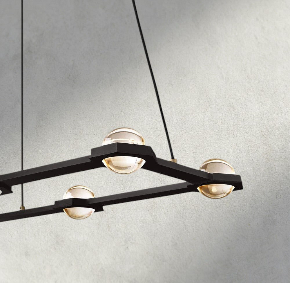Ecletant Rectangular Chandelier 54", 72" - GILDLAMPS