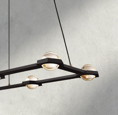 Ecletant Rectangular Chandelier 54", 72" - GILDLAMPS