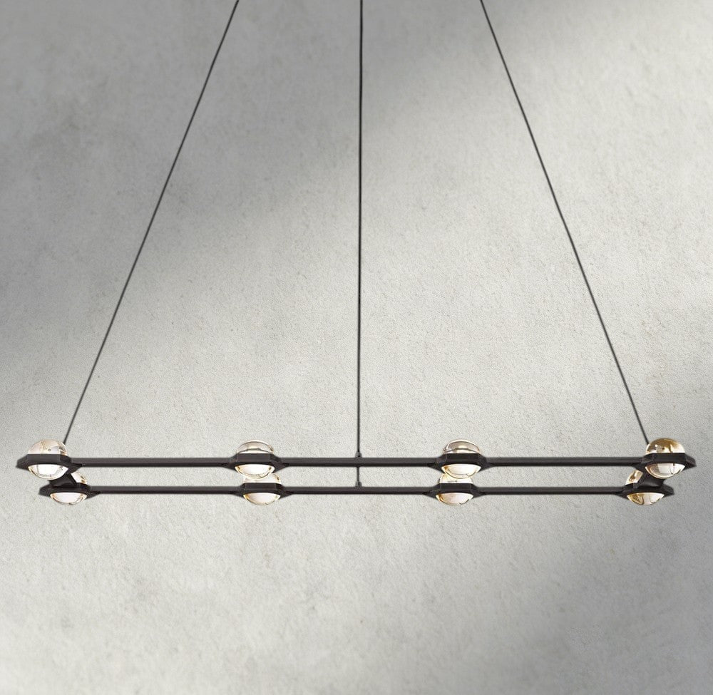 Ecletant Rectangular Chandelier 54", 72" - GILDLAMPS