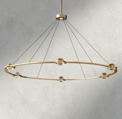Ecletant Round Chandelier 36", 48", 60", Two - Tied 60" - GILDLAMPS