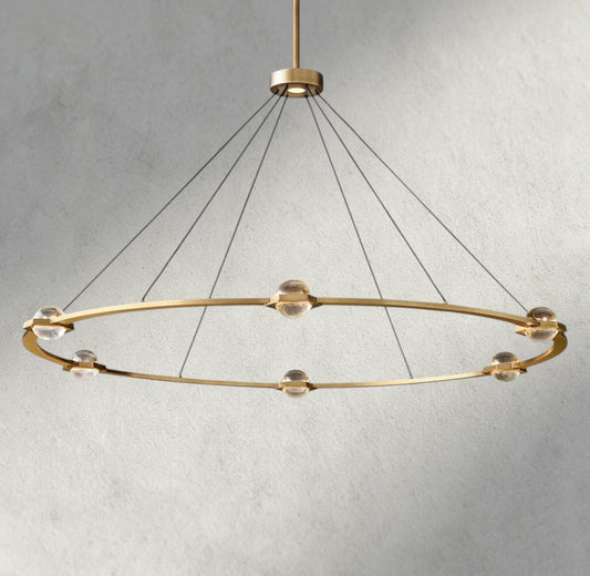 Ecletant Round Chandelier 36", 48", 60", Two - Tied 60" - GILDLAMPS