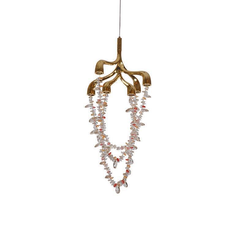 Elegant Beautiful Crystals Stylish Pendant Light - GILDLAMPS